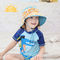 Φιλικός Eco καπέλων κάδων των παιδιών προστασίας ήλιων Upf 30+ που βάφεται