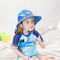 SGS ευρύς χείλος καπέλων κάδων των παιδιών χτυπημάτων λαιμών για τη θερινή παραλία