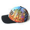 Υπαίθρια καπέλα του μπέιζμπολ 6 κεντητικής ODM cOem επιτροπή για το στρογγυλό πρόσωπο
