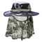62cm UPF 50+ υπαίθριο UV καπέλο κάδων προστασίας για άνδρες και για γυναίκες με την κάλυψη λαιμών