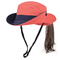 61cm κεντημένο καπέλο κάδων για το καπέλο κάδων Boonie γυναικών κυνηγιού στρατοπέδευσης