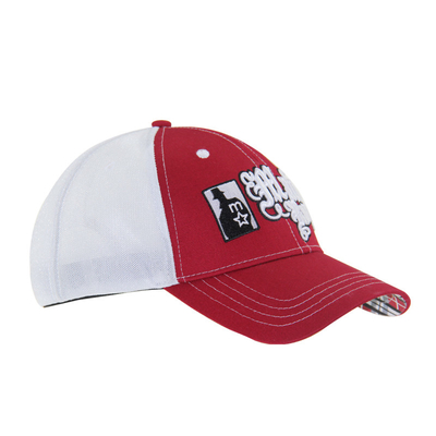 Προ καμπυλωτό κορυφαίο πλέγμα Trucker Caps 3D κεντήματα Baseball Caps 4 πάνελ