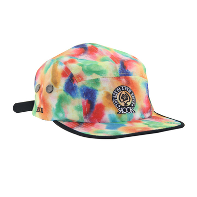 Τύπο βαφής δέσμης Custom Floral 5 Πίνακα Καπέλα κατασκήνωσης για κυρίες μοντέρνα