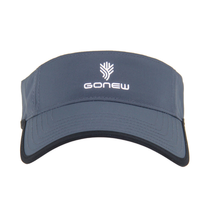 Πολυεστέρα Tennis Sun Visor Cap Running Sun Visors Με Κλειδί Velcro πίσω