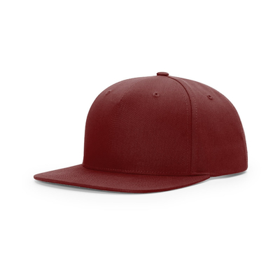 Προσαρμοσμένο μπροστινό Snapback 5 Πάνελ Καπέλα επίπεδη κορυφή μέσο προφίλ Snapback