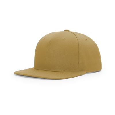 Προσαρμοσμένο μπροστινό Snapback 5 Πάνελ Καπέλα επίπεδη κορυφή μέσο προφίλ Snapback