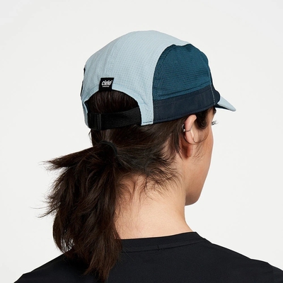 Καπέλα κατασκήνωσης Suede Peak 5 Panel με στέμμα εκτύπωσης υπολίμασης και δερμάτινο λουρί