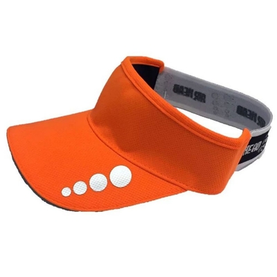 100% Polyester Mesh Προστασία από τον ήλιο Καπέλο Visor Αντιμικροβιακό αναπνεύσιμο