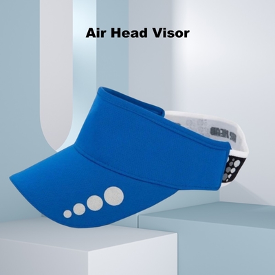 100% Polyester Mesh Προστασία από τον ήλιο Καπέλο Visor Αντιμικροβιακό αναπνεύσιμο