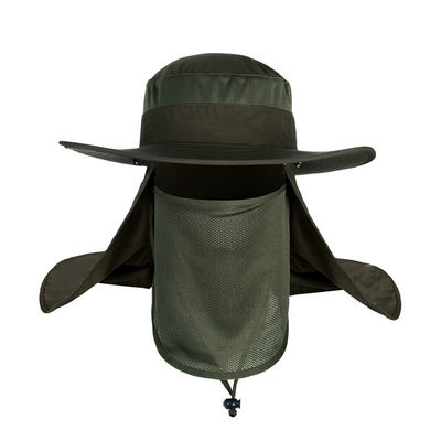 UV καπέλο προστασίας καπέλων ήλιων των υπαίθριων γυναικών 60cm με την κάλυψη λαιμών