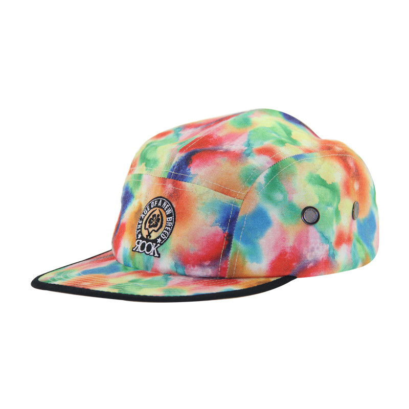 Τύπο βαφής δέσμης Custom Floral 5 Πίνακα Καπέλα κατασκήνωσης για κυρίες μοντέρνα