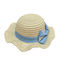 Λογότυπο συνήθειας καπέλων παραλιών των ευρειών χείλων χρώματος Pantone αχύρου γυναικών καπέλων