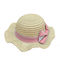 Λογότυπο συνήθειας καπέλων παραλιών των ευρειών χείλων χρώματος Pantone αχύρου γυναικών καπέλων