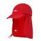 Υπαίθρια καπέλα προστασίας ήλιων πεζοπορίας με το χρώμα Pantone χτυπημάτων λαιμών