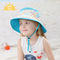 Καπέλο κάδων θερινής UV προστασίας γύρω από τον πολυεστέρα 46cm χείλων 100% για τα μωρά
