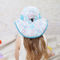 Καπέλο κάδων θερινής UV προστασίας γύρω από τον πολυεστέρα 46cm χείλων 100% για τα μωρά