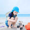 Προστασία ήλιων καπέλων UPF 50+ κάδων των μπλε παιδιών χρώματος διευθετήσιμων