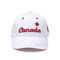 SGS 6 κεντημένα φύλλα σφενδάμου του Καναδά καπέλων του μπέιζμπολ επιτροπής συνήθεια