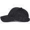Μαύρο καπέλο του μπέιζμπολ 56CM κάλυψης κεντητικής λογότυπων συνήθειας καλύμματα κάλυψης