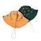 Υπαίθριο πλήρες κεντημένο καπέλο κάδων ψαράδων βαμβακιού με το λουρί 55cm πηγουνιών